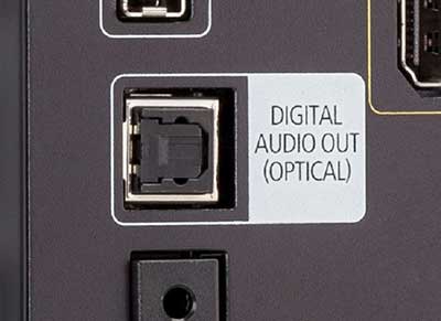 انواع ورودی تلویزیون -خروجی صوتی دیجیتال Optical Audio / Digital Audio